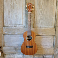 Ohana Concert CK-10 Blem Starter Pack Laminate Mahogany Ukulele, Bag, Tuner, Strap, Button v190