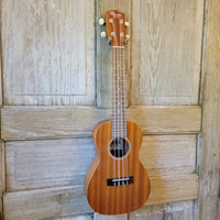 Ohana Concert CK-10 Blem Starter Pack Laminate Mahogany Ukulele, Bag, Tuner, Strap, Button v190