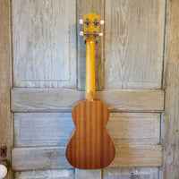 Ohana Concert CK-10 Blem Starter Pack Laminate Mahogany Ukulele, Bag, Tuner, Strap, Button v190