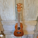 Ohana Concert CK-10 Starter Pack Laminate Mahogany Ukulele, Bag, Tuner, Strap, Button v191