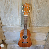 Ohana Concert CK-10 Starter Pack Laminate Mahogany Ukulele, Bag, Tuner, Strap, Button v192