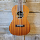 Ohana Concert CK-10 Starter Pack Laminate Mahogany Ukulele, Bag, Tuner, Strap, Button v192