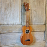 Ohana Soprano Starter Pack SK-10 Laminate Mahogany Ukulele Bag, Tuner, Strap, Button v193