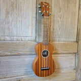 Ohana Soprano Starter Pack SK-10 Laminate Mahogany Ukulele Bag, Tuner, Strap, Button v195