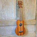 Ohana Soprano Starter Pack SK-10 Laminate Mahogany Ukulele Bag, Tuner, Strap, Button v196