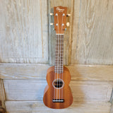 Ohana Soprano Starter Pack SK-10 Laminate Mahogany Ukulele Bag, Tuner, Strap, Button v197