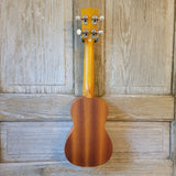 Ohana Soprano Starter Pack SK-10 Laminate Mahogany Ukulele Bag, Tuner, Strap, Button v197