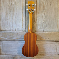 Ohana Soprano Starter Pack SK-10 Laminate Mahogany Ukulele Bag, Tuner, Strap, Button v199