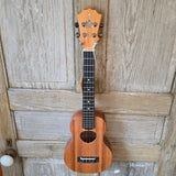 KoAloha Long Tenor Neck Concert Pikake All Solid Koa KCM-12 Satin Made in Hawaii Ukulele w/ Hardcase v213