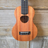 KoAloha Long Tenor Neck Concert Pikake All Solid Koa KCM-12 Satin Made in Hawaii Ukulele w/ Hardcase v213