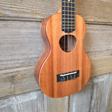 KoAloha Long Tenor Neck Concert Pikake All Solid Koa KCM-12 Satin Made in Hawaii Ukulele w/ Hardcase v213