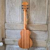 KoAloha Long Tenor Neck Concert Pikake All Solid Koa KCM-12 Satin Made in Hawaii Ukulele w/ Hardcase v213