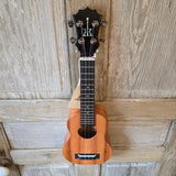 KoAloha Soprano Solid Koa KSM-00 Gloss Made in Hawaii Ukulele w/ Hard Case v214