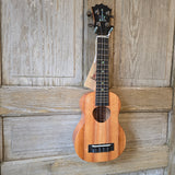 KoAloha Soprano Solid Koa KSM-00 Gloss Made in Hawaii Ukulele w/ Hard Case v214