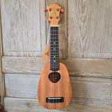 KoAloha Soprano Pineapple Solid Koa KSM-11 Pikake Finish Made in Hawaii Ukulele with KoAloha Hardcase v221