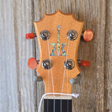 KoAloha Soprano Pineapple Solid Koa KSM-11 Pikake Finish Made in Hawaii Ukulele with KoAloha Hardcase v221