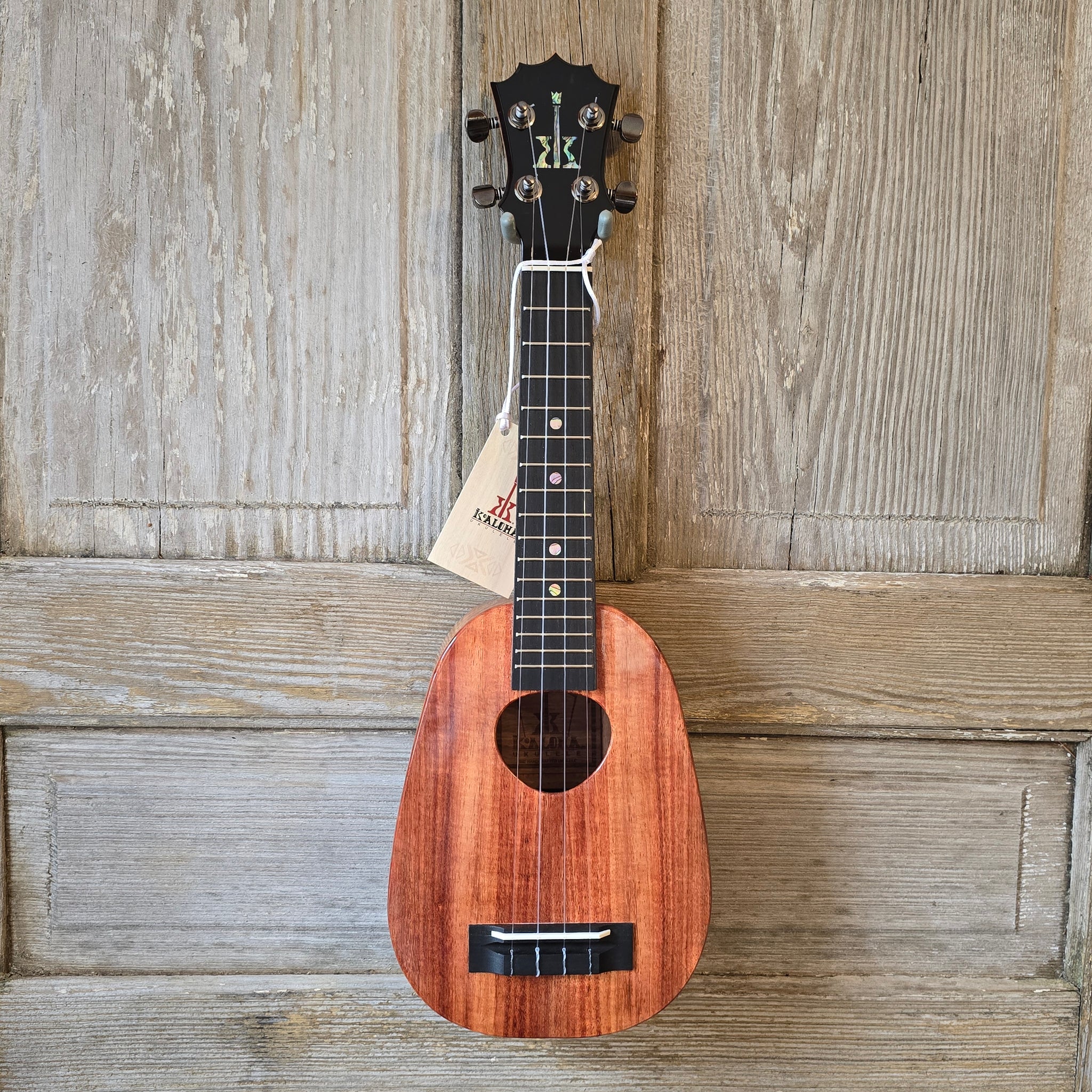 KoAloha Soprano Pineapple Solid Koa KSM-01 Made in Hawaii Ukulele 