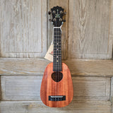 KoAloha Soprano Pineapple Solid Koa KSM-01 Made in Hawaii Ukulele with KoAloha Hardcase v222