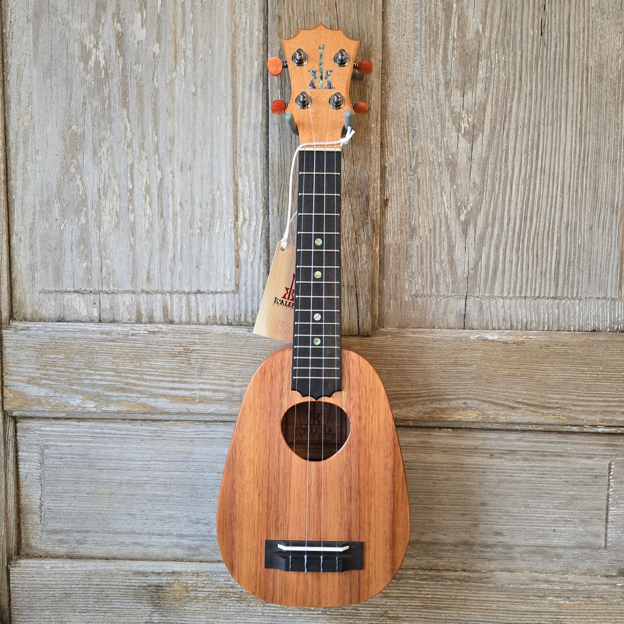 KoAloha Soprano Pineapple Solid Koa KSM-11 Pikake Finish Made in 