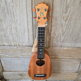 KoAloha Soprano Pineapple Solid Koa KSM-11 Pikake Finish Made in Hawaii Ukulele with KoAloha Hardcase v223