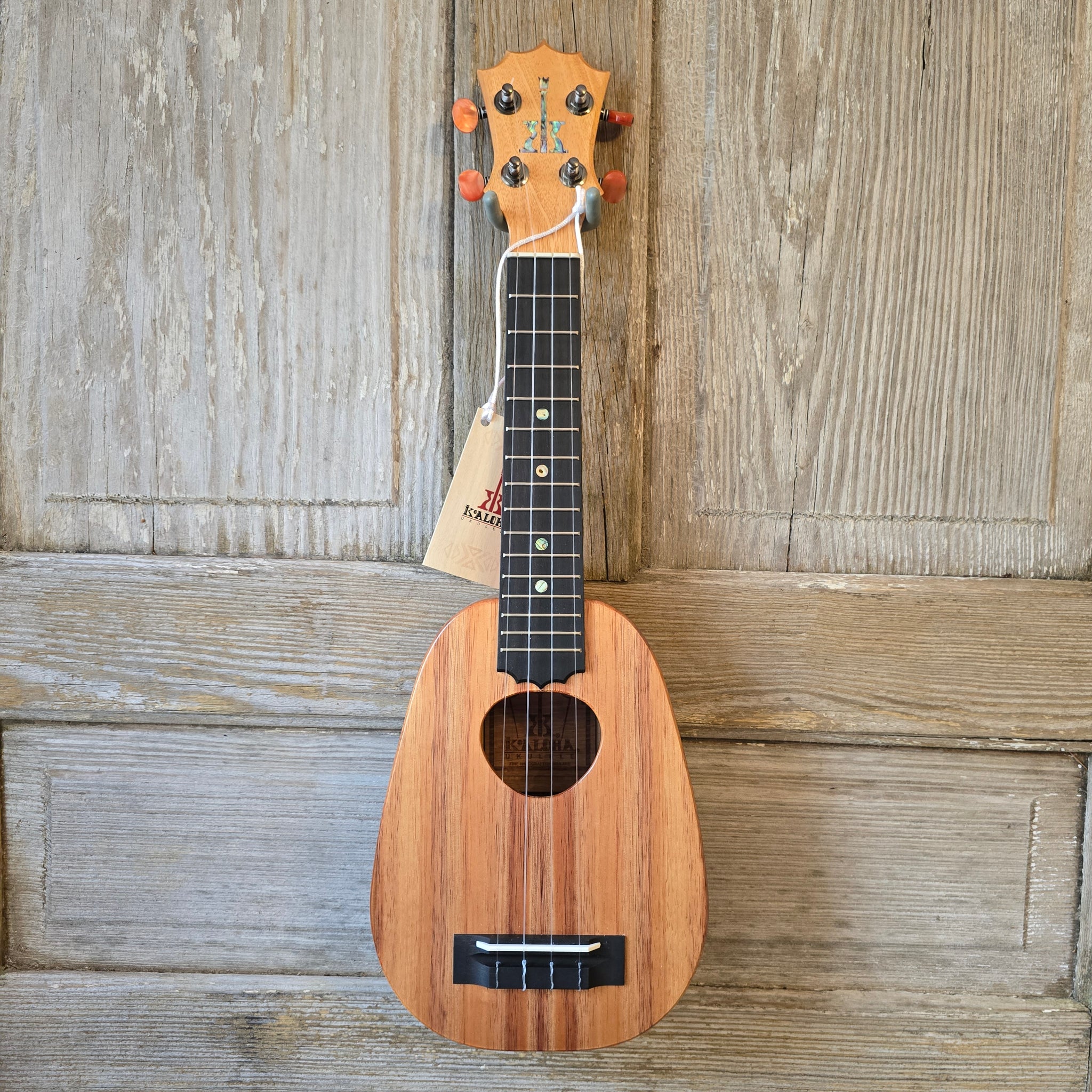KoAloha Soprano Pineapple Solid Koa KSM-11 Pikake Finish Made in 