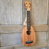 KoAloha Soprano Pineapple Solid Koa KSM-11 Pikake Finish Made in Hawaii Ukulele with KoAloha Hardcase v225