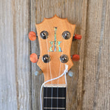 KoAloha Soprano Pineapple Solid Koa KSM-11 Pikake Finish Made in Hawaii Ukulele with KoAloha Hardcase v225