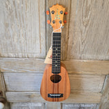 KoAloha Soprano Pineapple Solid Koa KSM-11 Pikake Finish Made in Hawaii Ukulele with KoAloha Hardcase v225
