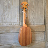 KoAloha Soprano Pineapple Solid Koa KSM-11 Pikake Finish Made in Hawaii Ukulele with KoAloha Hardcase v225