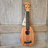KoAloha Soprano Pineapple Solid Koa KSM-11 Pikake Finish Made in Hawaii Ukulele with KoAloha Hardcase v226