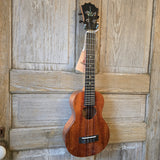 KoAloha Long Neck Super Concert All Solid Koa KCM-02 Made in Hawaii Ukulele w/ Hardcase v227