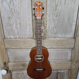Ohana Tenor Starter Pack TK-10 Laminate Mahogany Ukulele Bag, Tuner, Strap, Button h095