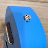 Ohana Soprano Starter Pack SK-10BL Bright Blue Ukulele Bag, Tuner, Button, Strap, Chart