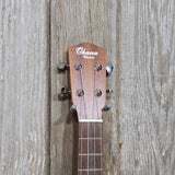 Ohana Tenor Starter Pack TK-10 Laminate Mahogany Ukulele Bag, Tuner, FLORAL Strap, Button u662