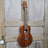 Ohana Tenor Starter Pack TK-10 Laminate Mahogany Ukulele Bag, Tuner, FLORAL Strap, Button u662