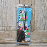 Ohana Tenor Starter Pack TK-10 Laminate Mahogany Ukulele Bag, Tuner, FLORAL Strap, Button u662