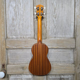 Ohana Concert CK-10 Starter Pack Laminate Mahogany Ukulele, Bag, Tuner, Strap, Button v239