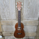 Ohana Concert CK-10 Starter Pack Laminate Mahogany Ukulele, Bag, Tuner, Strap, Button v241