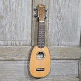 Ohana Pineapple Sopranino TPK-70G Blem All Solid Spruce / Mahogany w Abalone Ukulele v245
