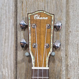 Ohana Pineapple Sopranino TPK-70G Blem All Solid Spruce / Mahogany w Abalone Ukulele v245
