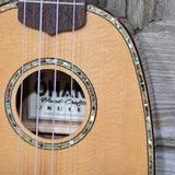Ohana Pineapple Sopranino TPK-70G Blem All Solid Spruce / Mahogany w Abalone Ukulele v245