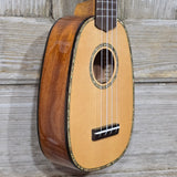 Ohana Pineapple Sopranino TPK-70G Blem All Solid Spruce / Mahogany w Abalone Ukulele v245