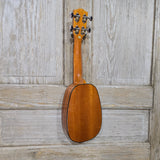 Ohana Pineapple Sopranino TPK-70G Blem All Solid Spruce / Mahogany w Abalone Ukulele v245