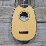 Ohana Pineapple Sopranino TPK-70G Blem All Solid Spruce / Mahogany w Abalone Ukulele v246