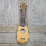 Ohana Pineapple Sopranino TPK-70G Blem All Solid Spruce / Mahogany w Abalone Ukulele v246