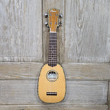 Ohana Pineapple Sopranino TPK-70G Blem All Solid Spruce / Mahogany w Abalone Ukulele v246