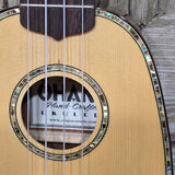 Ohana Pineapple Sopranino TPK-70G Blem All Solid Spruce / Mahogany w Abalone Ukulele v246
