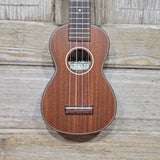 Ohana Soprano SK-35 All Solid Mahogany Matte Geared Tuners Ukulele v247