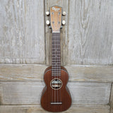 Ohana Soprano SK-35 All Solid Mahogany Matte Geared Tuners Ukulele v247
