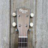 Ohana Soprano SK-35 All Solid Mahogany Matte Geared Tuners Ukulele v248